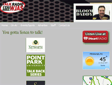 Tablet Screenshot of 1320wjas.com